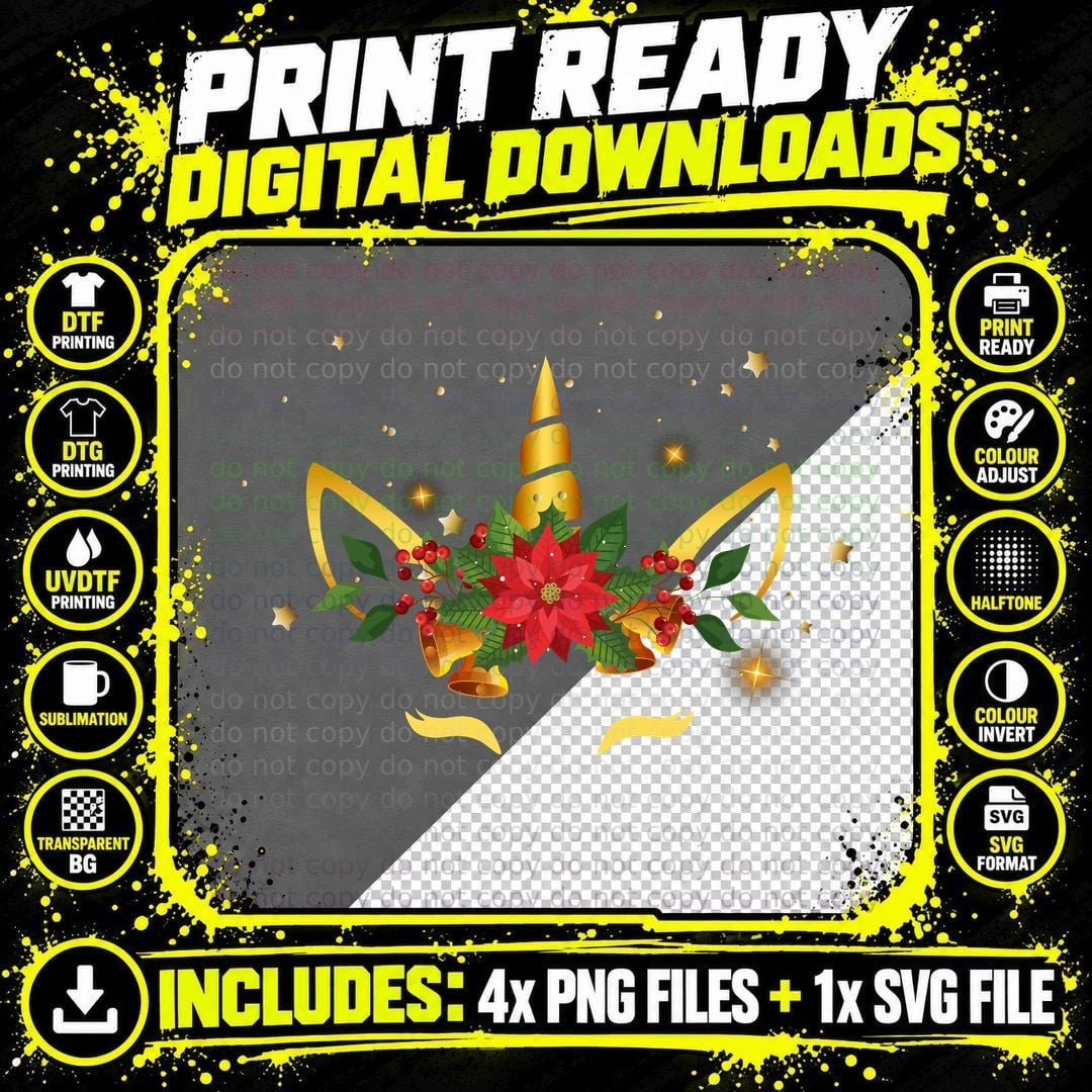 Christmas Poinsettia T-Shirt, Festive Holiday Design Png SVG Digital Bundle
