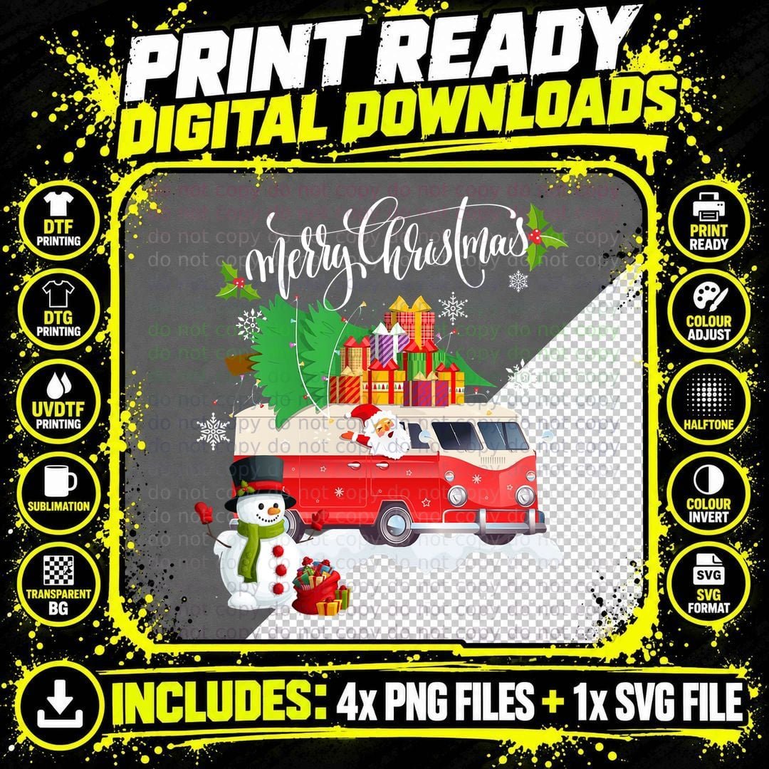 Christmas Santa Claus T-Shirt, Festive Holiday Design Png SVG Digital Bundle