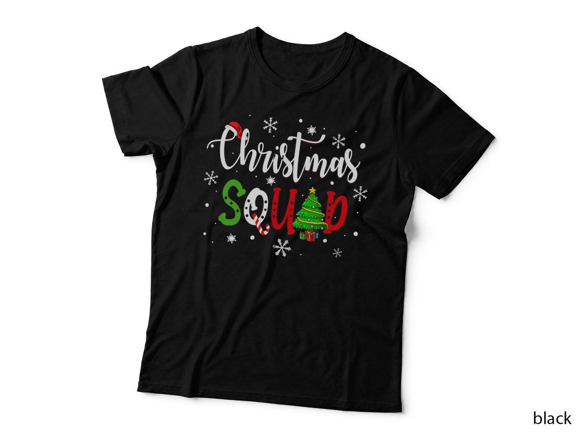 Christmas Squad Funny Family Matching Pajamas Boys Girls T-Shirt