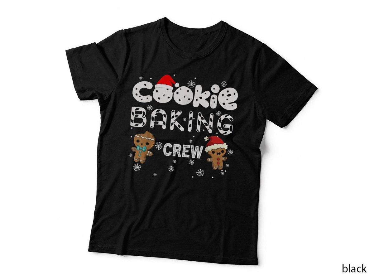 Cookie Baking Crew Gingerbread Christmas Costume Pajamas T-Shirt