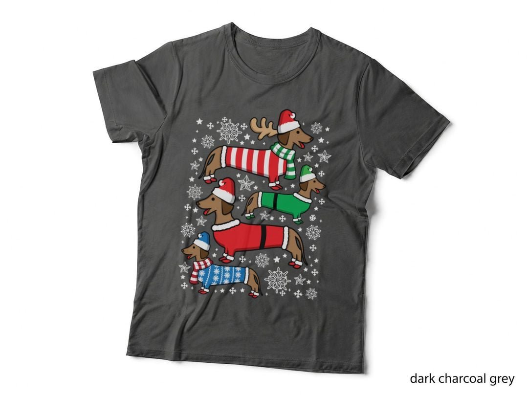 Dachshund Merry Christmas Weiner Ugly Funny Hoodie, Xmas Present T-Shirt
