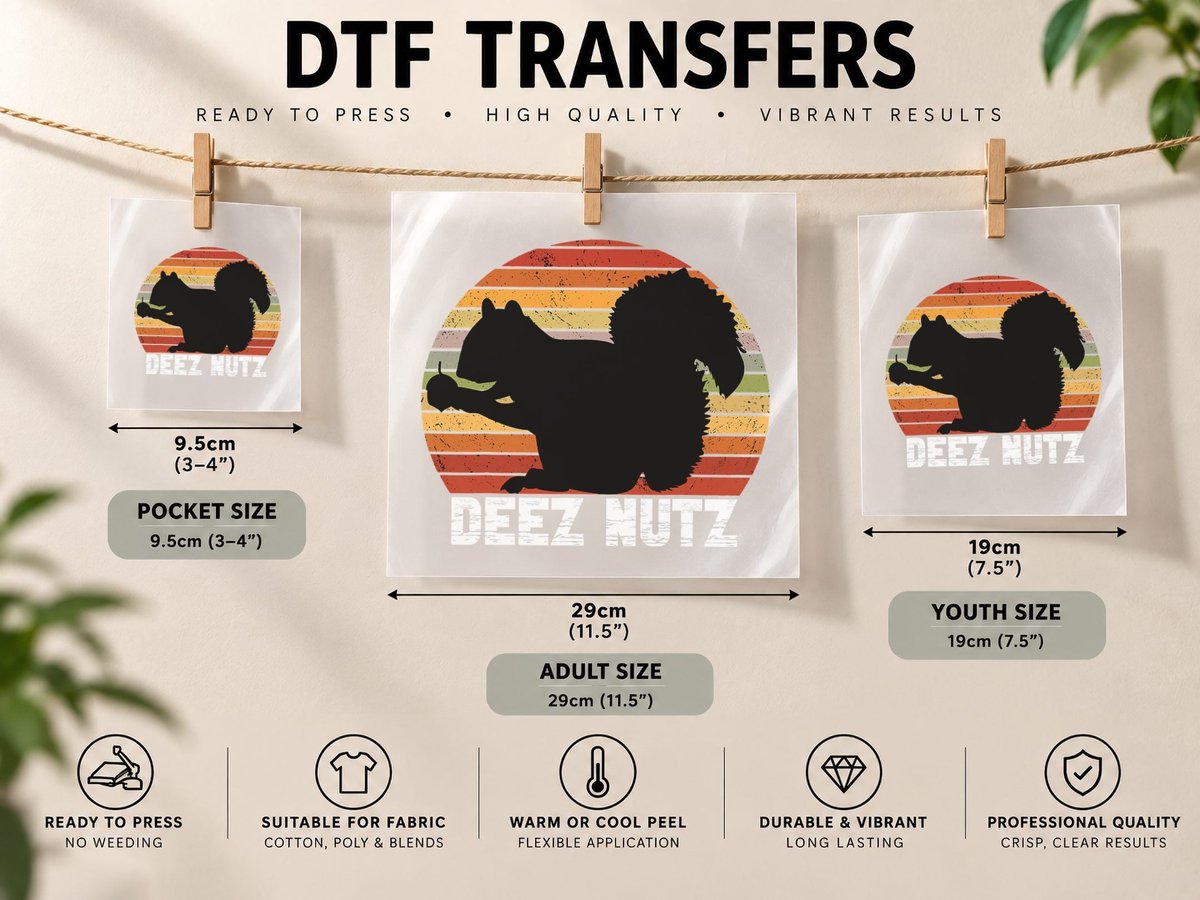 Deez Nutz Christmas Gopher Funny Saying Dees Nutz Ugly Xmas DTF Transfer Iron On