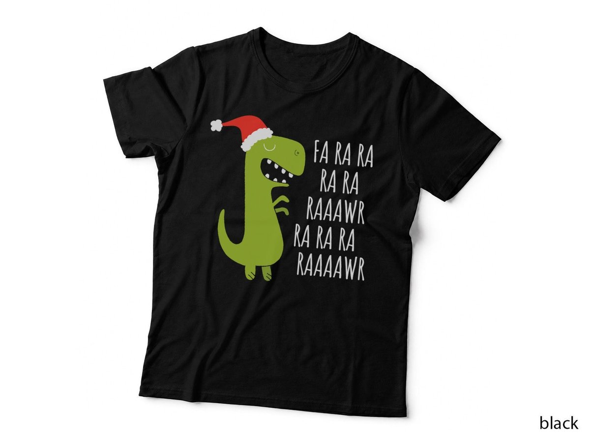 Funny Dinosaur Fa Ra Ra Rawr Christmas T-Rex Xmas T-Shirt
