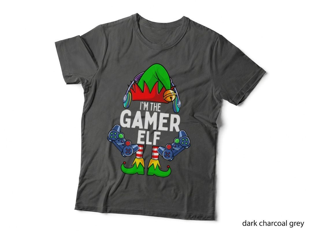 Gamer Elf Matching Family Christmas T-Shirt