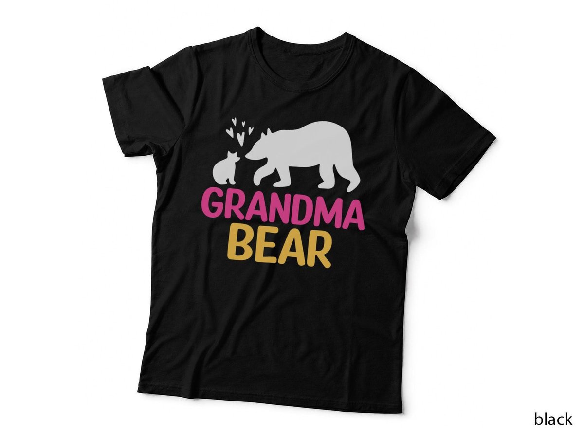 Grandma BEAR 1 Cub Vintage Women Christmas Mother's Day T-Shirt