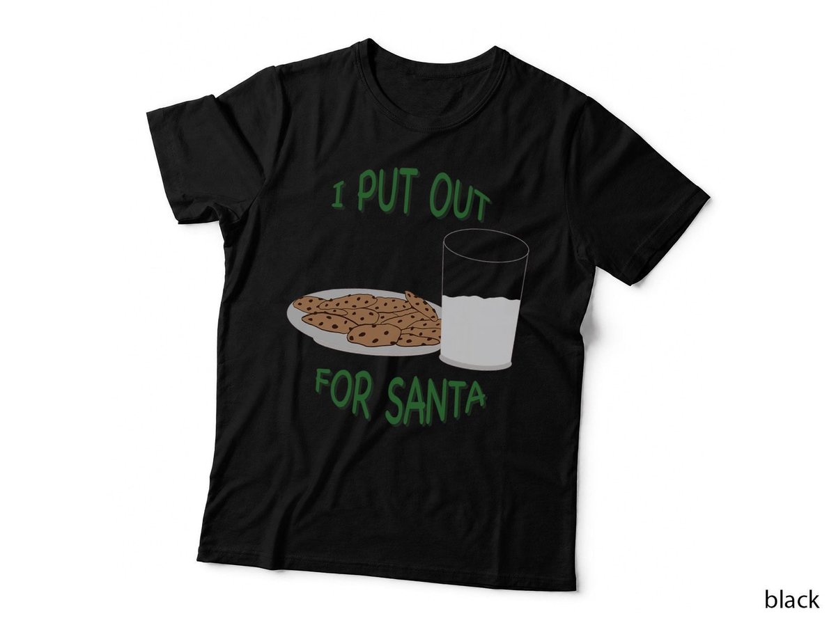 I Put Out for Santa Funny Ugly Christmas Sweater T-Shirt