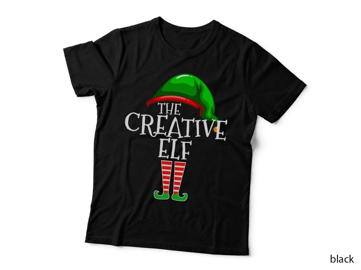 The Creative Elf Family Matching Group Christmas Gift Funny T-Shirt