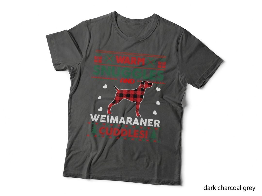 Weimaraner Dog Lover Owner Xmas Gifts Ugly Christmas Sweater T-Shirt