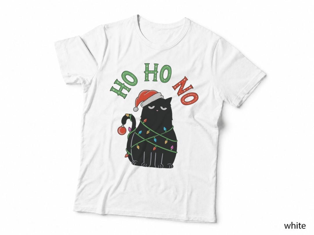Cat Christmas No T-Shirt