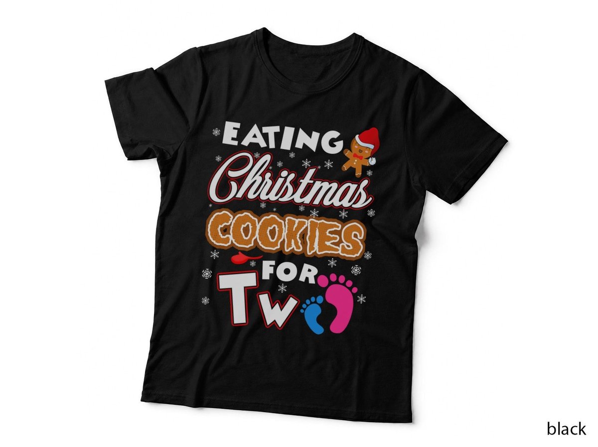 Christmas Cookies T-Shirt, Holiday Christmas Print, Festive Christmas Gift