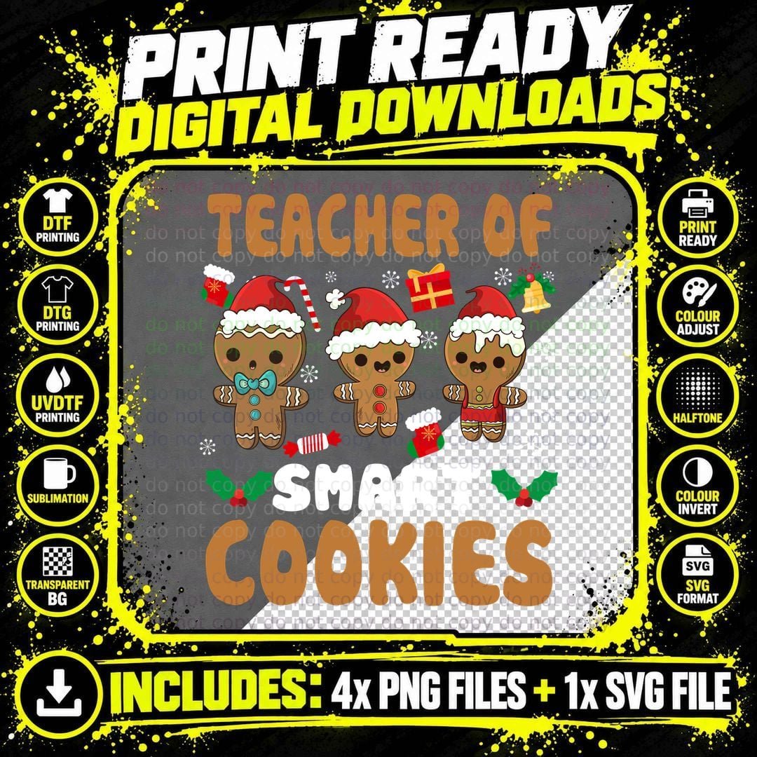 Christmas Gingerbread Man T-Shirt, Festive Holiday Style Png SVG Digital Bundle