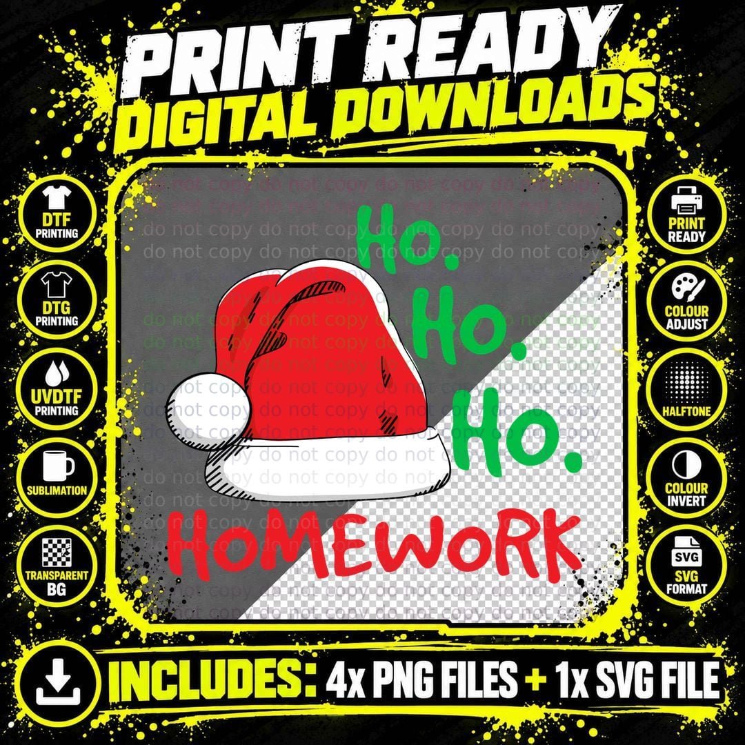 Christmas Santa Hat T-Shirt, Festive Holiday Design Png SVG Digital Bundle