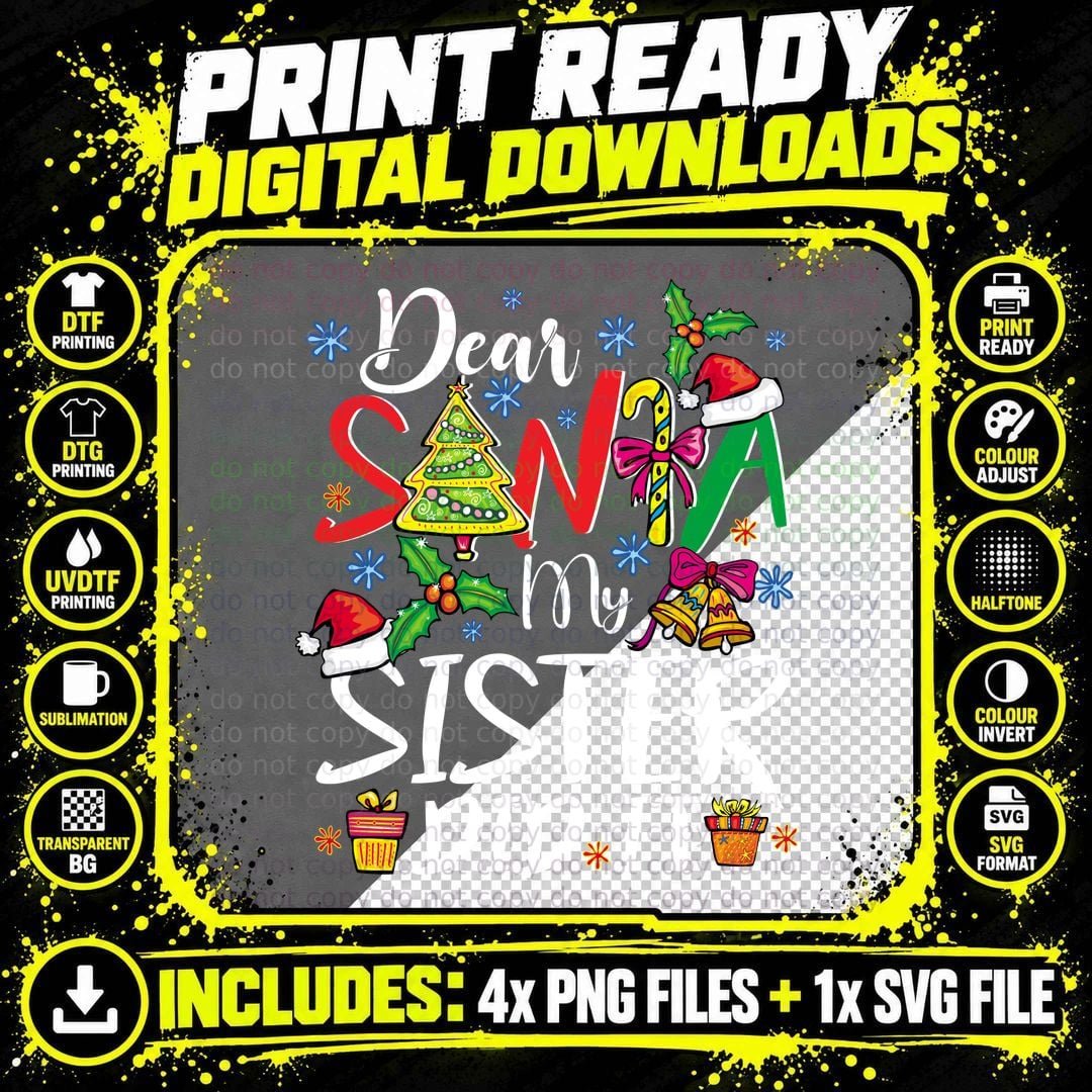 Christmas Santa T-Shirt, Festive Holiday Design Png SVG Digital Bundle