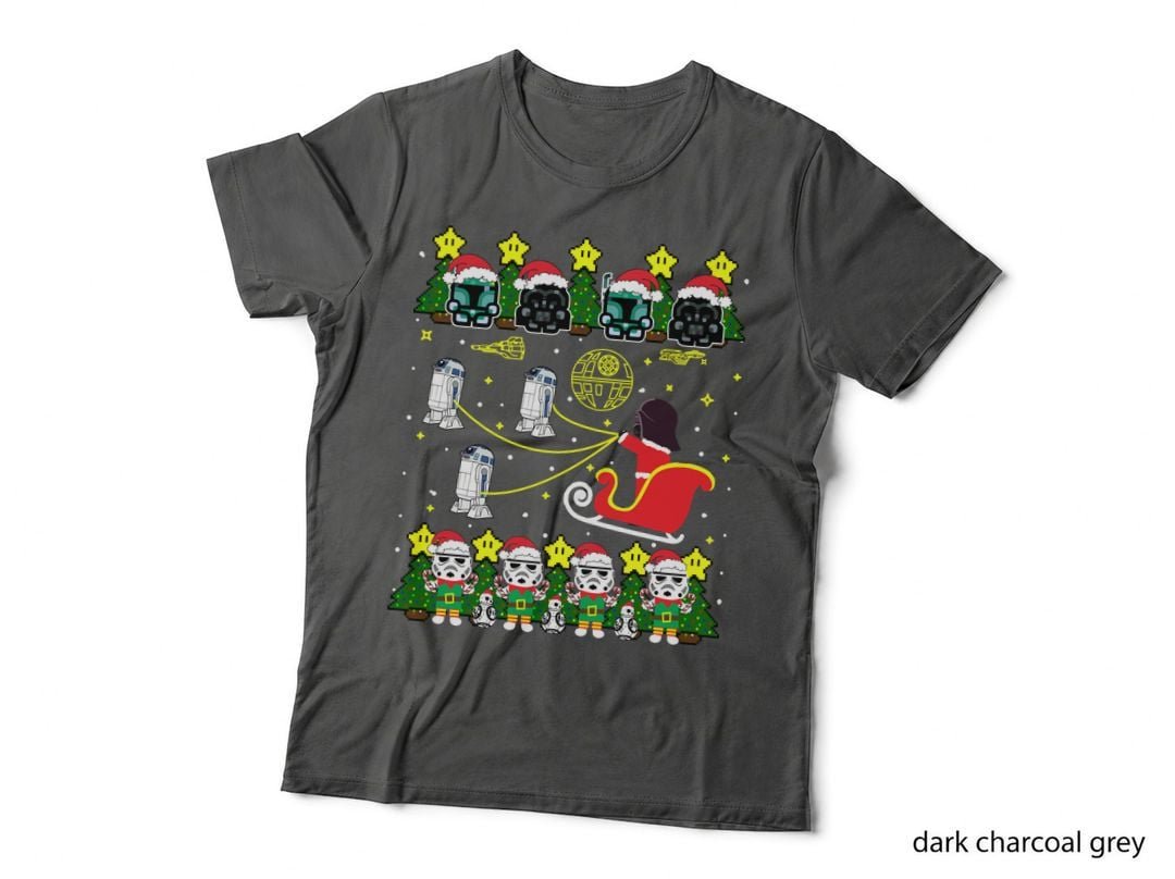Christmas Sleigh Ride T-Shirt, Holiday Sci-Fi