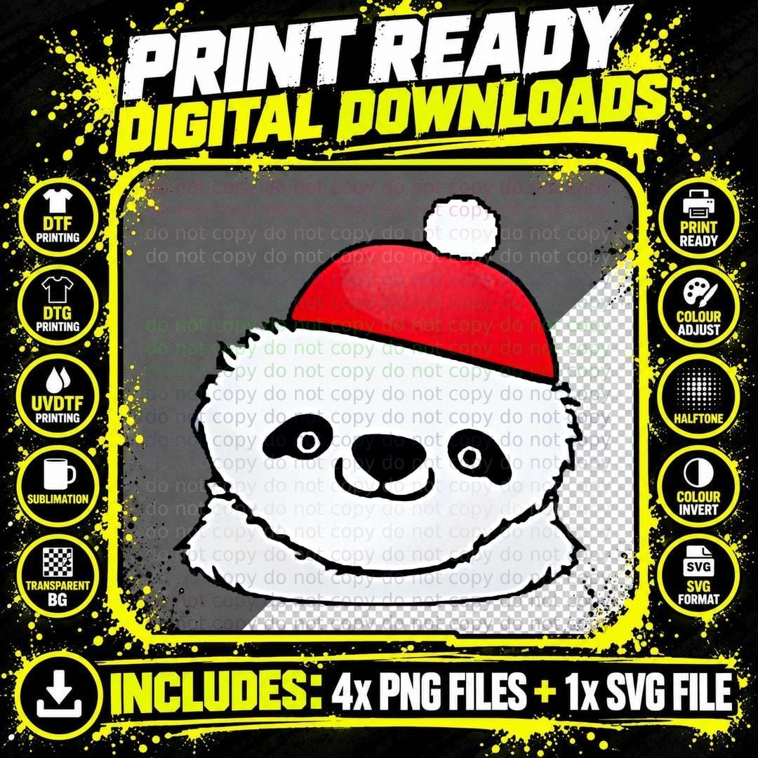 Christmas Sloth T-Shirt, Festive Animal Design Png SVG Digital Bundle