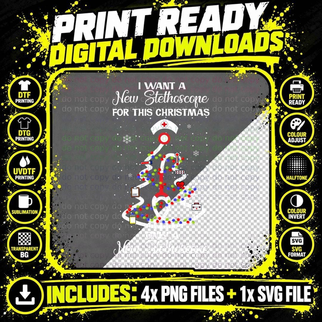 Christmas Snowflake T-Shirt, Festive Holiday Print Png SVG Digital Bundle