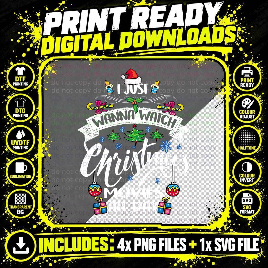 Christmas Tree Ornament T-Shirt, Festive Holiday Print Png SVG Digital Bundle