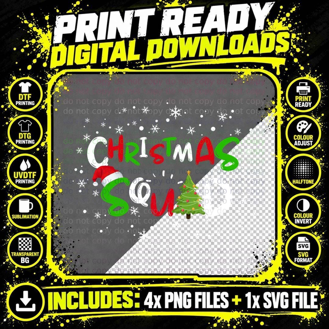 Christmas Tree Santa Hat T-Shirt, Festive Holiday Style Png SVG Digital Bundle