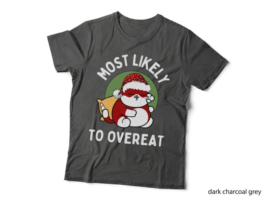 Funny Christmas Cat T-Shirt, Holiday Matching Family, Pet Lover Apparel