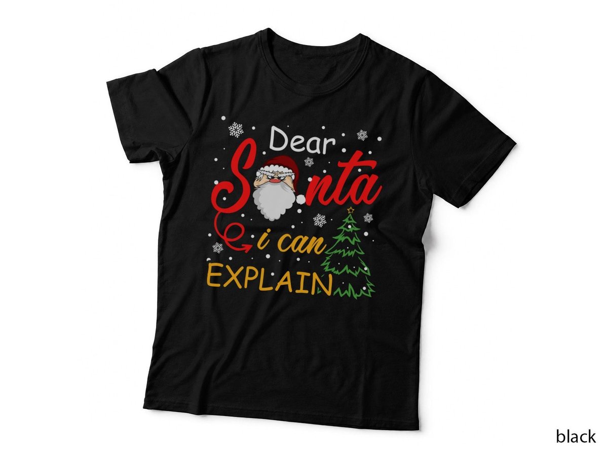 Santa I Can Explain T-Shirt, Christmas Humor, Holiday Apparel
