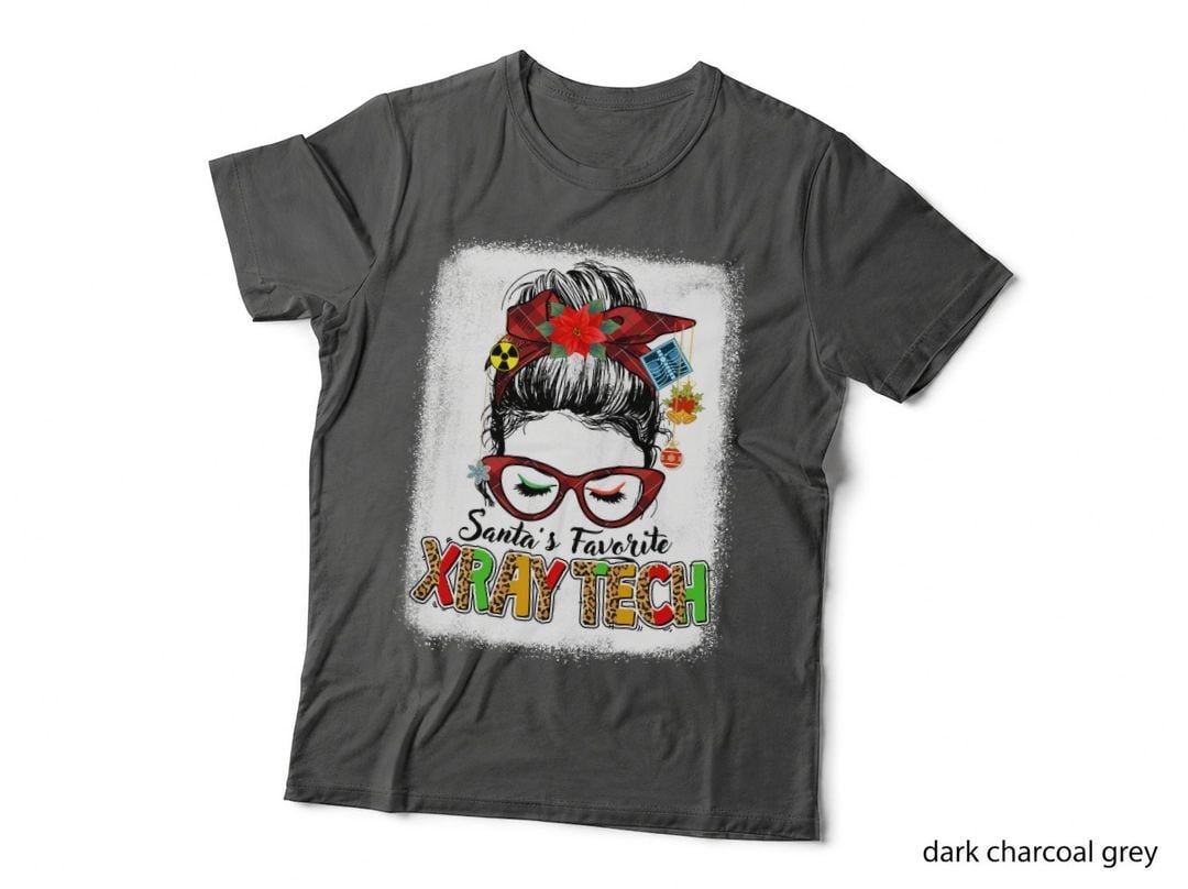 Santa's Favorite Xray Tech T-Shirt, Holiday Christmas, Tech Humor