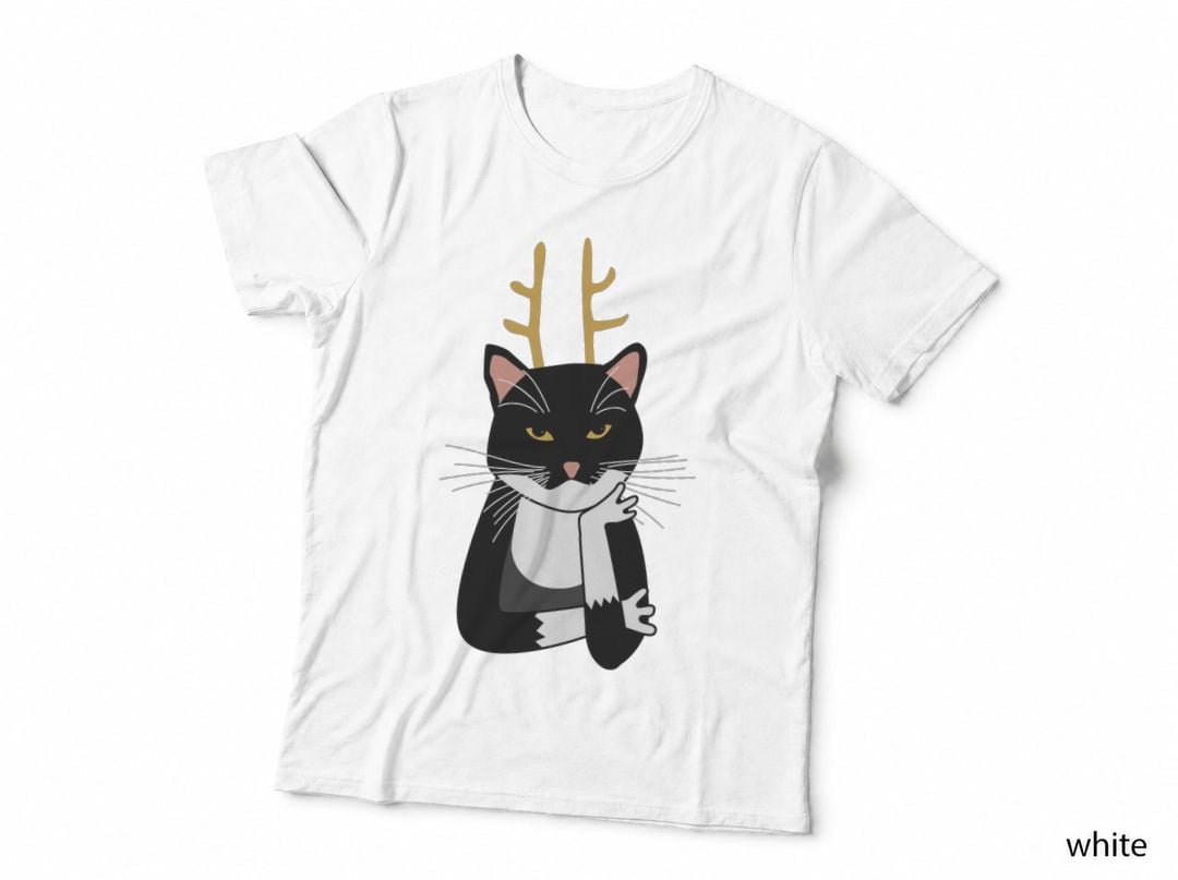 Sarcastic Christmas Cat T-Shirt