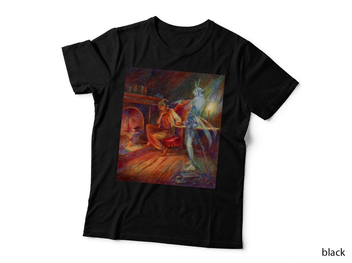Scrooge Dickens a Christmas Carol Jacob Marley Ghost T-Shirt, Vintage Retro