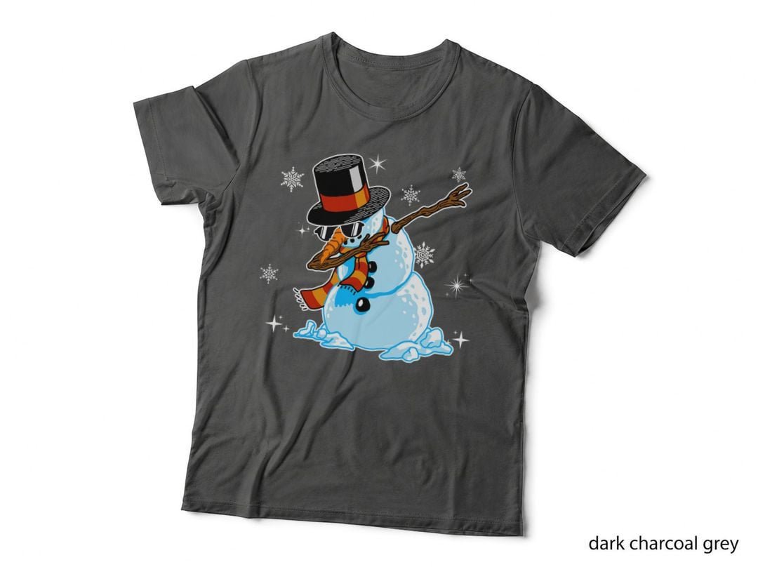 Snowman Dabbing T-Shirt, Winter Fun Design, Holiday Vibes