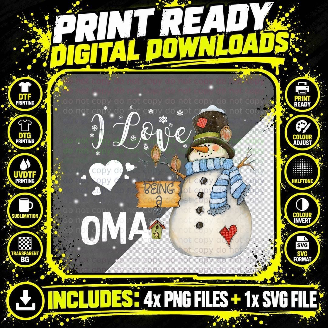 Snowman T-Shirt, Winter Holiday Theme Png SVG Digital Bundle