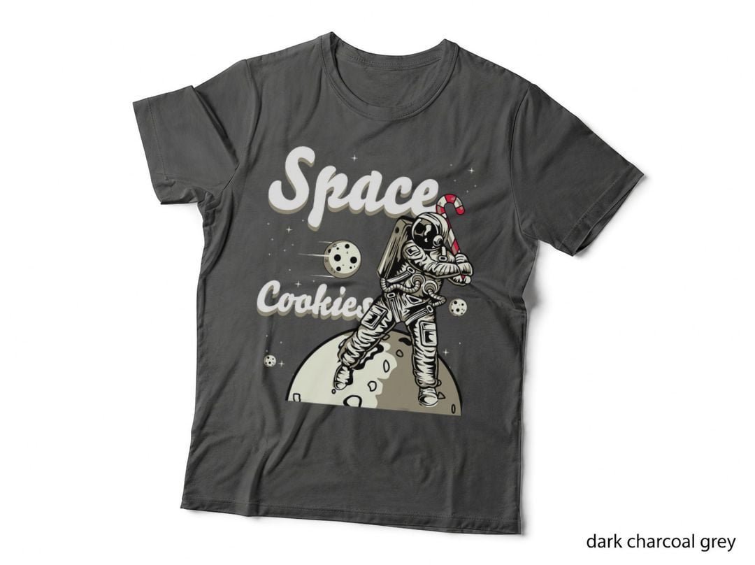 Space Cookies Xmas Weed T-Shirt, Christmas Marijuana, Weed Lover Apparel