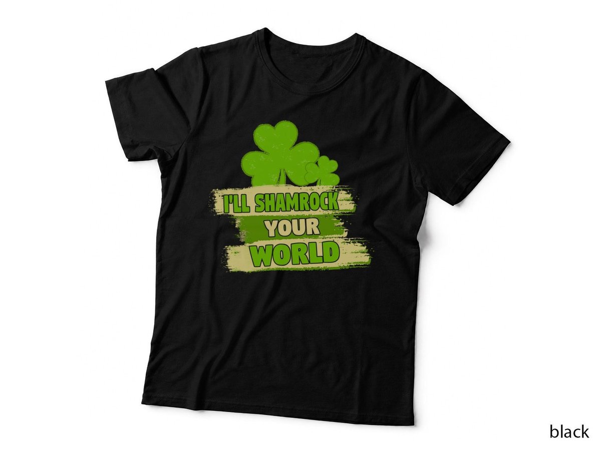 St Patricks Day Shamrock T-Shirt, Irish Luck Design, Festive Apparel