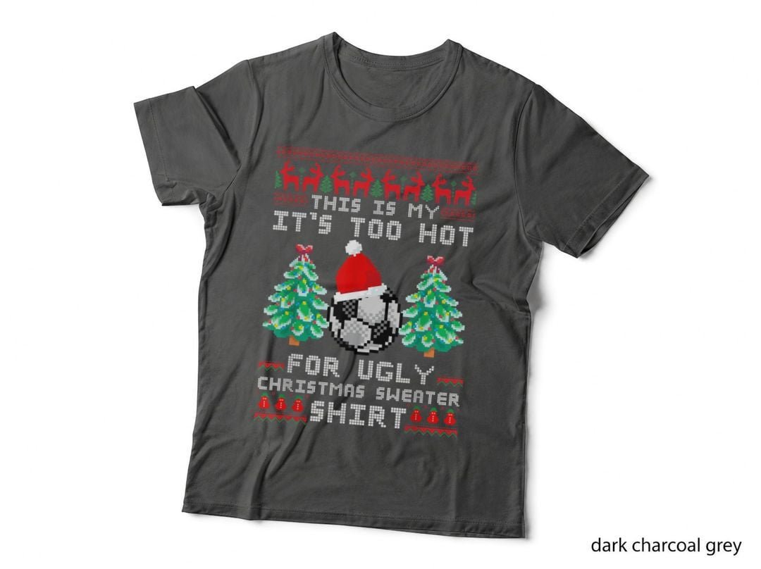 Ugly Christmas Sweater T-Shirt, Funny Holiday Print, Sarcastic Festive Wear
