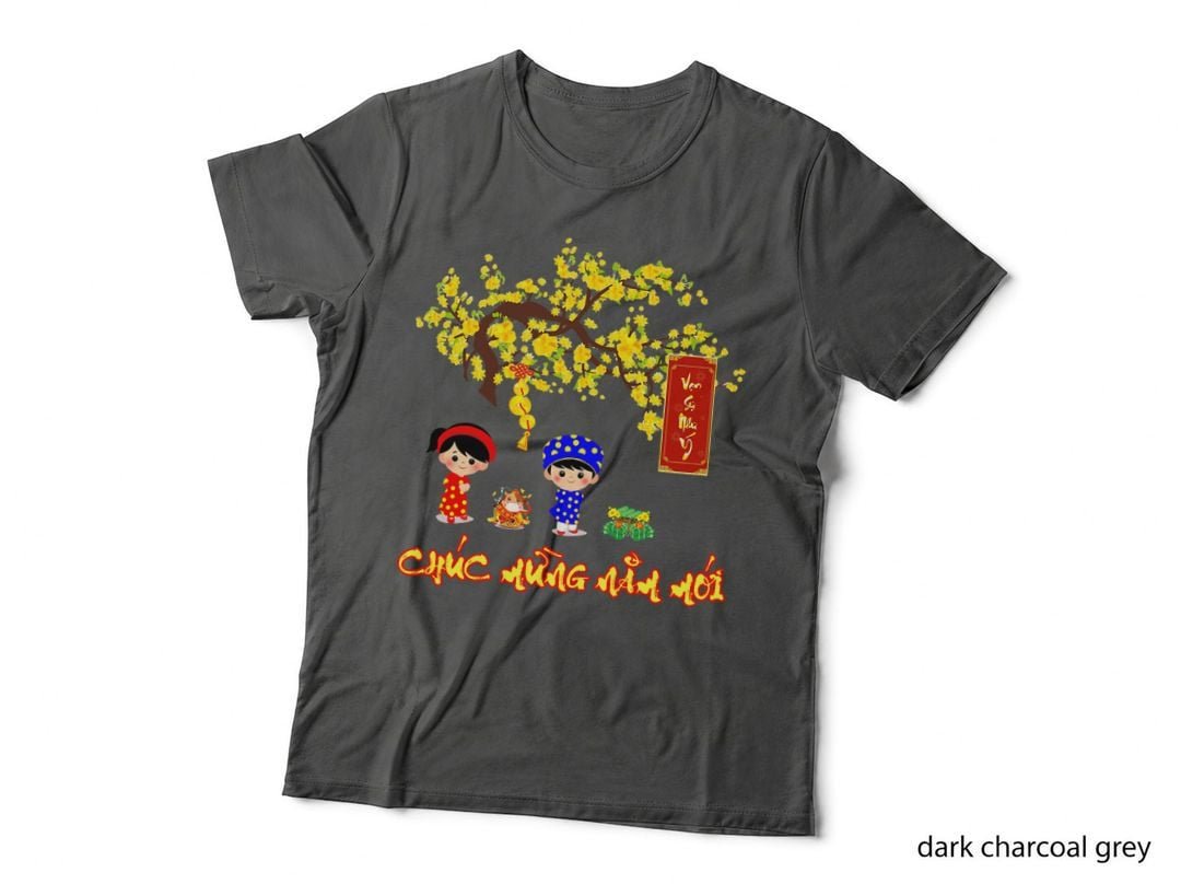 Vietnamese Lunar New Year Cat Tet T-Shirt, Festive Celebration