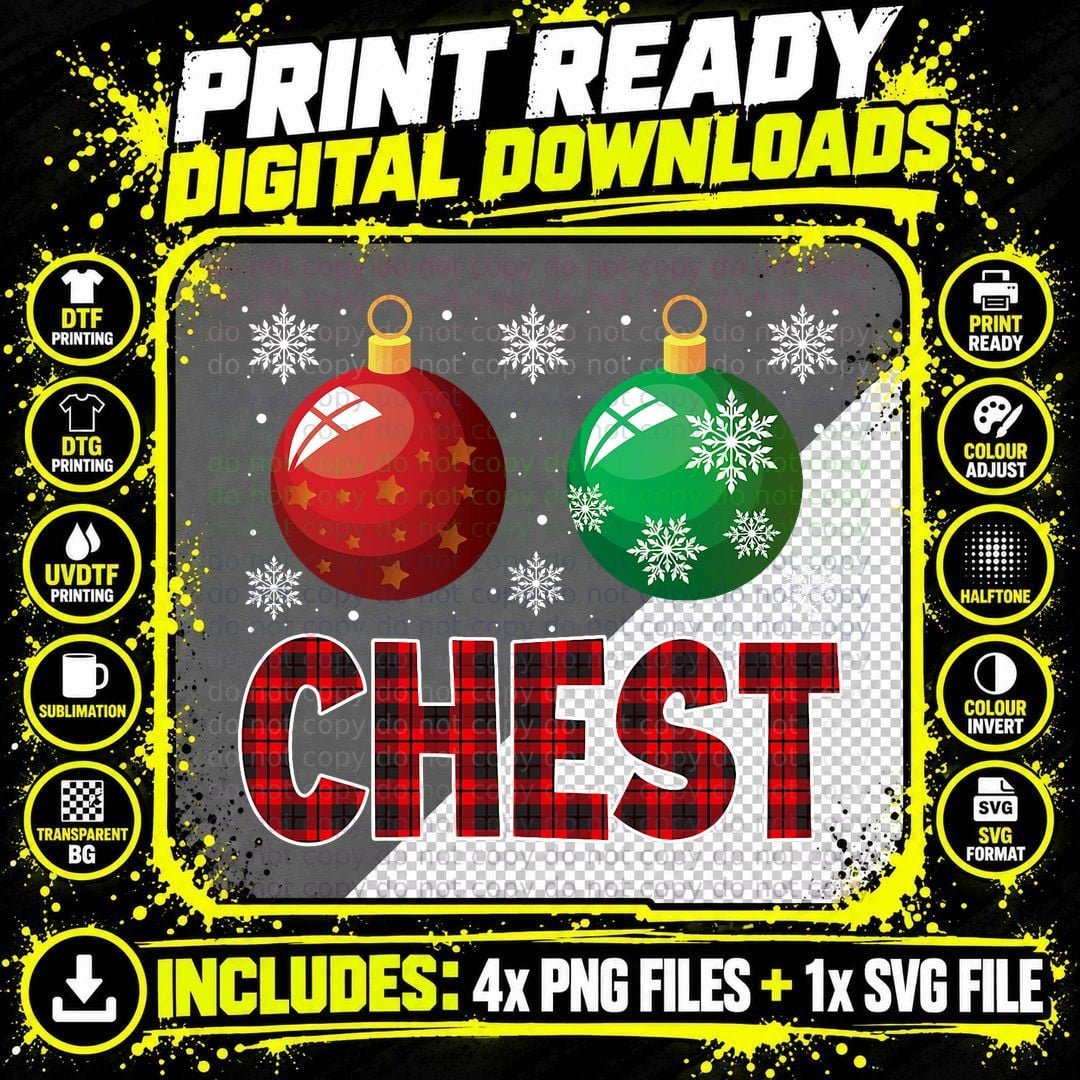 Christmas Chestnuts Matching Couples T-Shirt Png SVG Digital Bundle