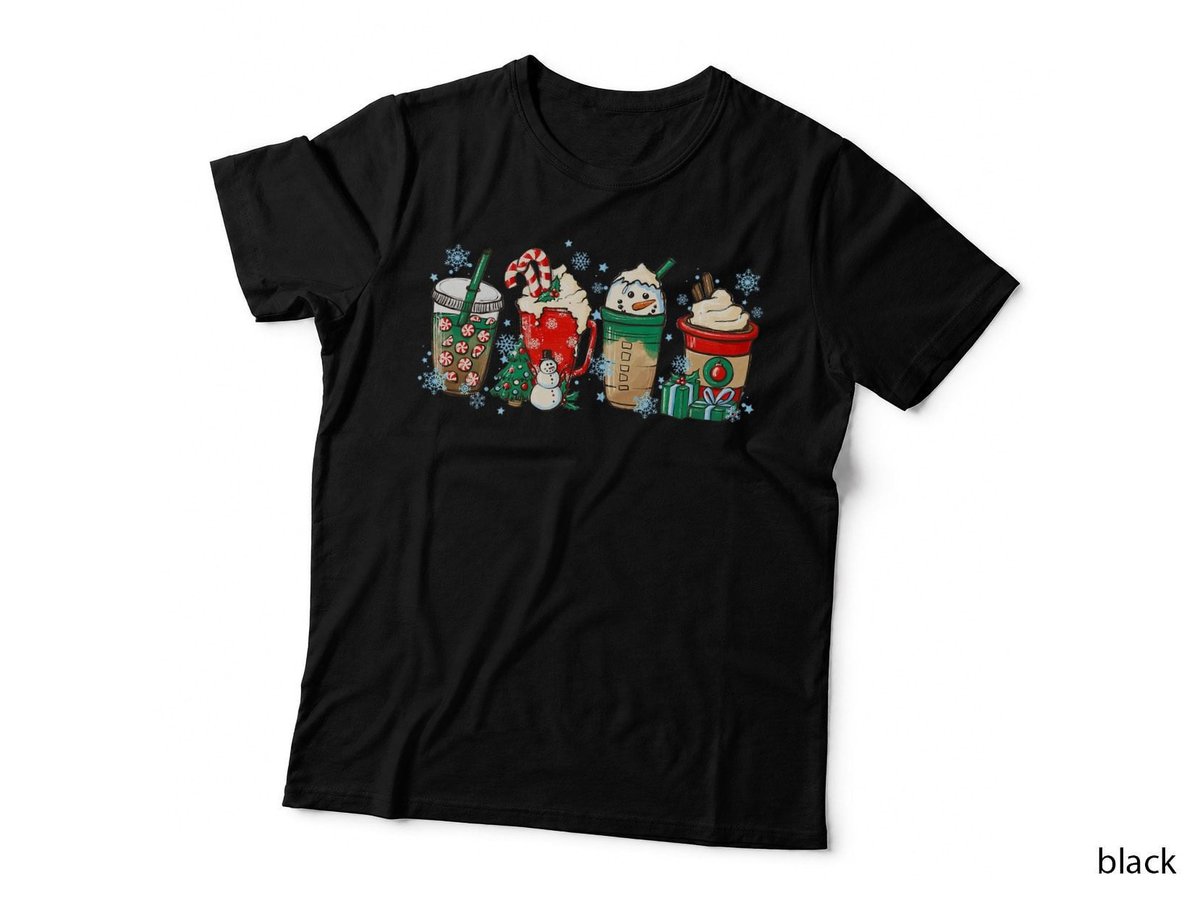 Christmas Coffee for Women, Winter Cozy Coffee Lovers T-Shirt