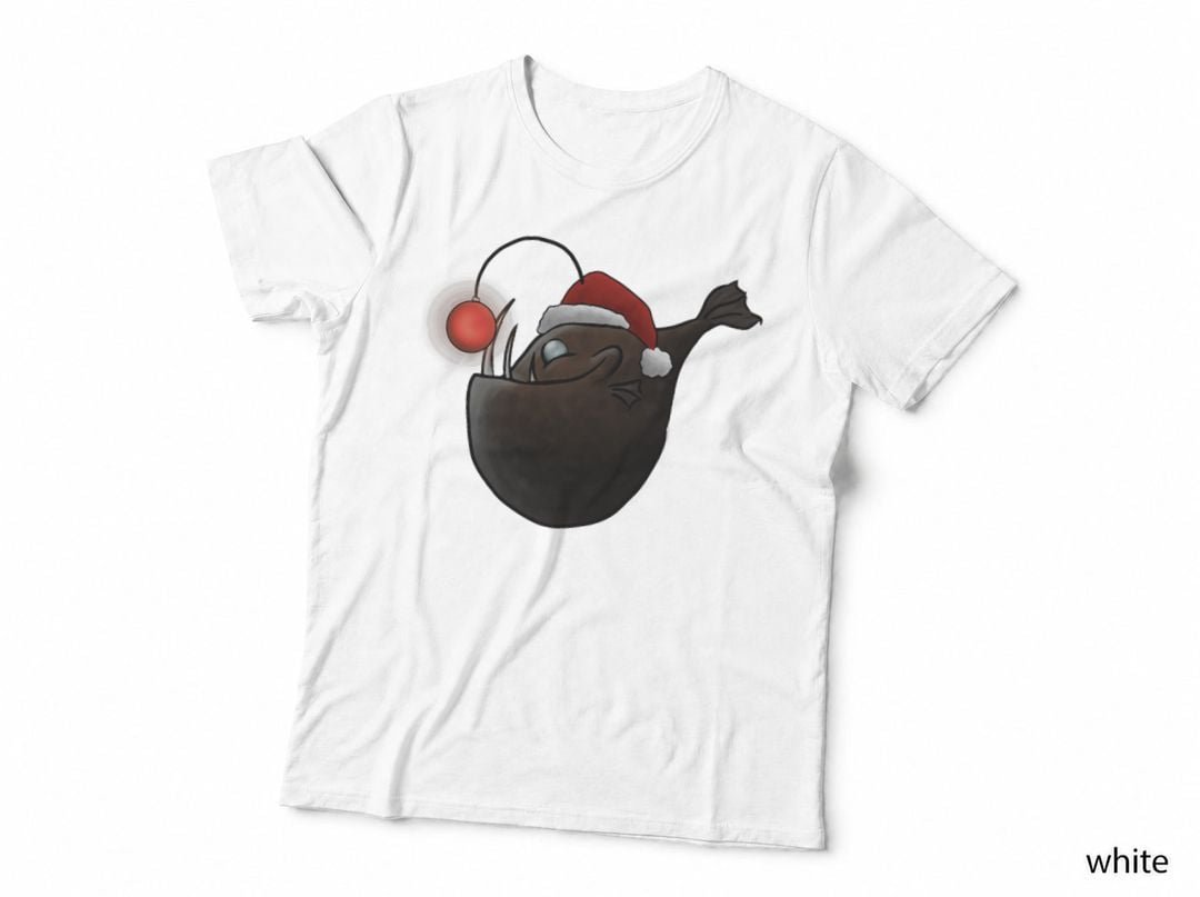 Christmas Frogfish Classic T-Shirt, Festive Holiday Print, Pet Lover Apparel