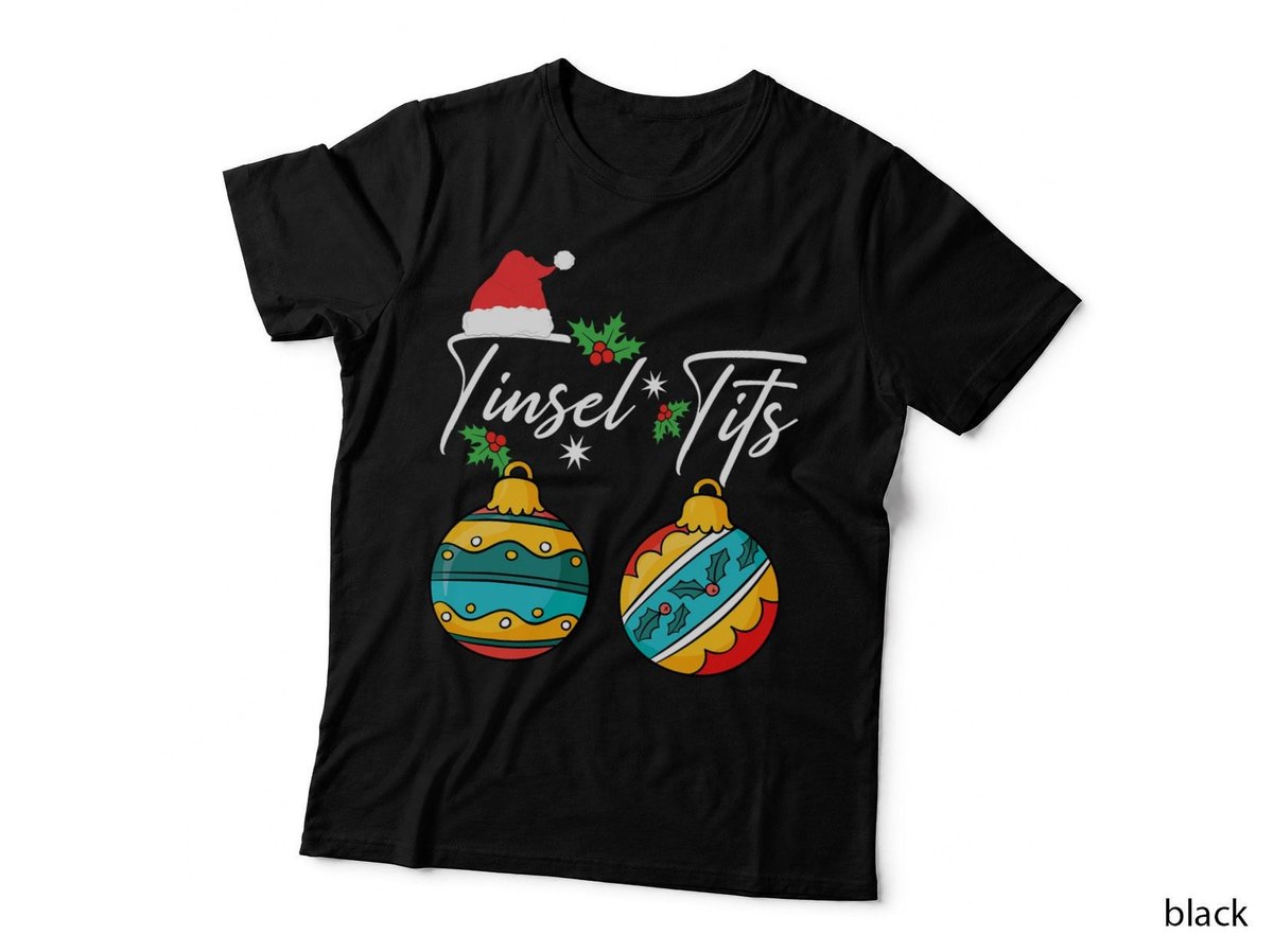 Christmas Jingle Balls T-Shirt, Festive Holiday Print, Matching Couple Wear