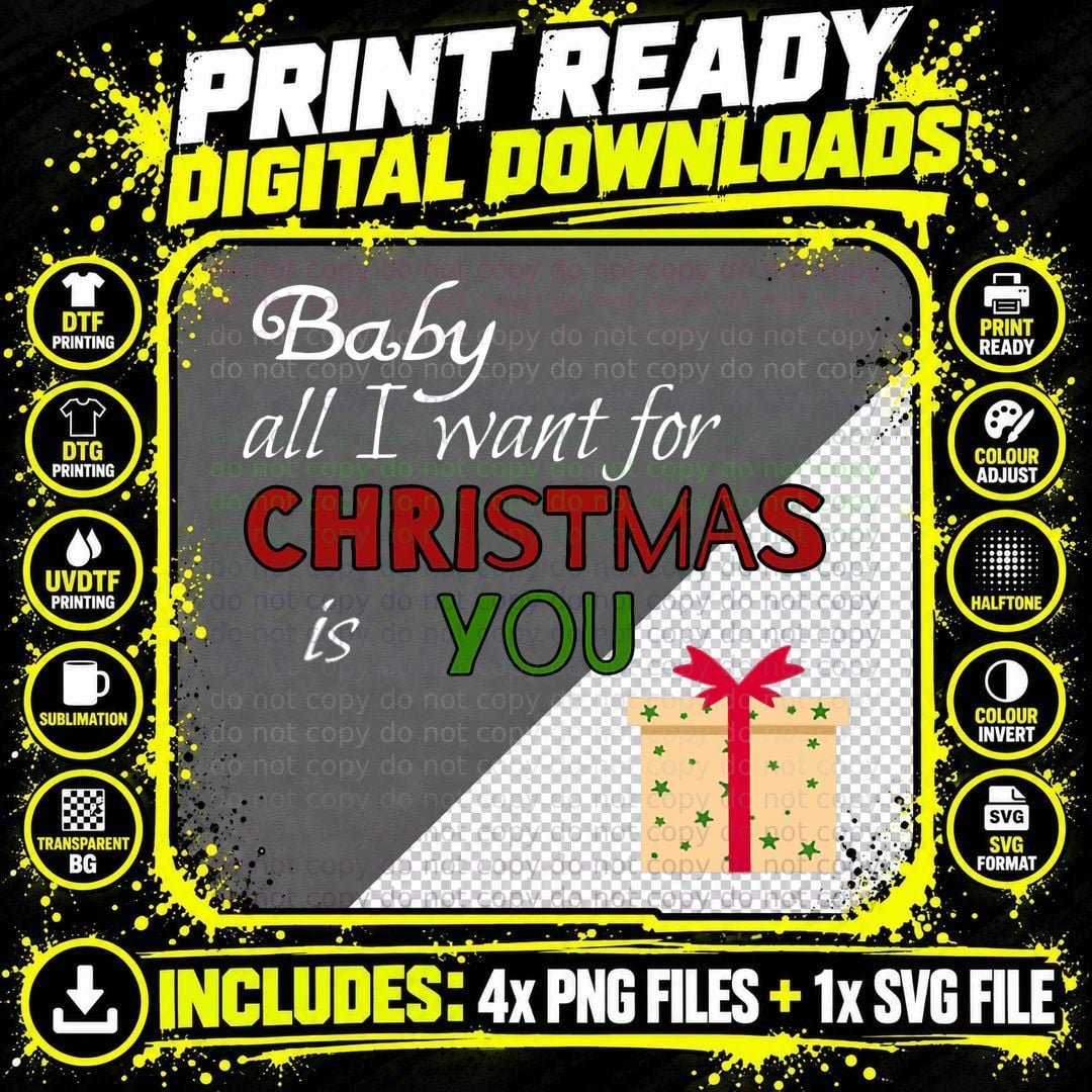 Christmas Love T-Shirt, Holiday Romance, Romantic Gift Png SVG Digital Bundle