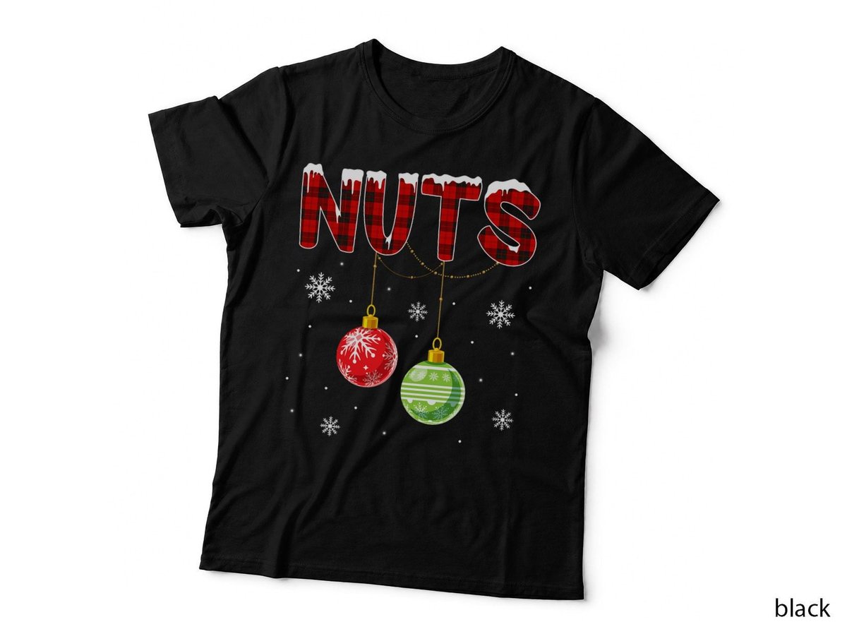 Christmas Nuts Matching Chestnuts T-Shirt, Festive Holiday Print