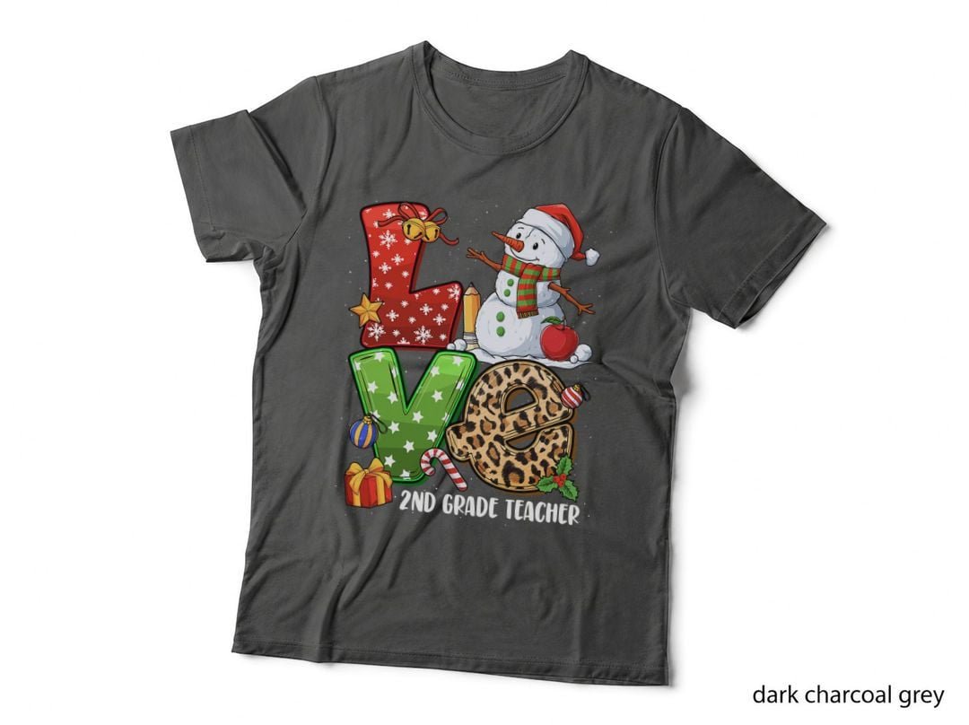 Christmas Snowman Family LOVE T-Shirt, Holiday Cheer, Teacher Gift