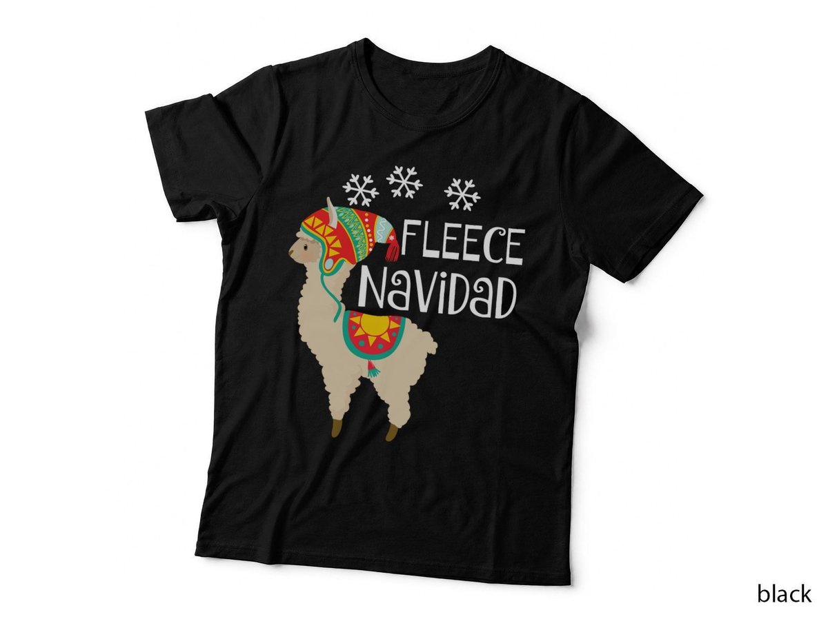 Fleece Navidad Llama Christmas Sweatshirt, Festive Holiday, Xmas Present