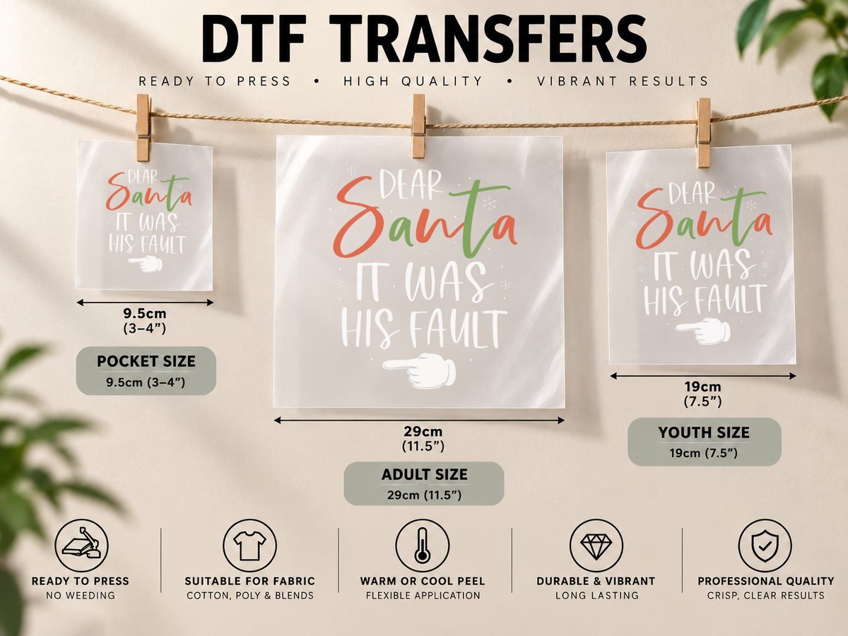 Funny Christmas Couples Matching, White, Holiday Humor DTF Transfer Iron On