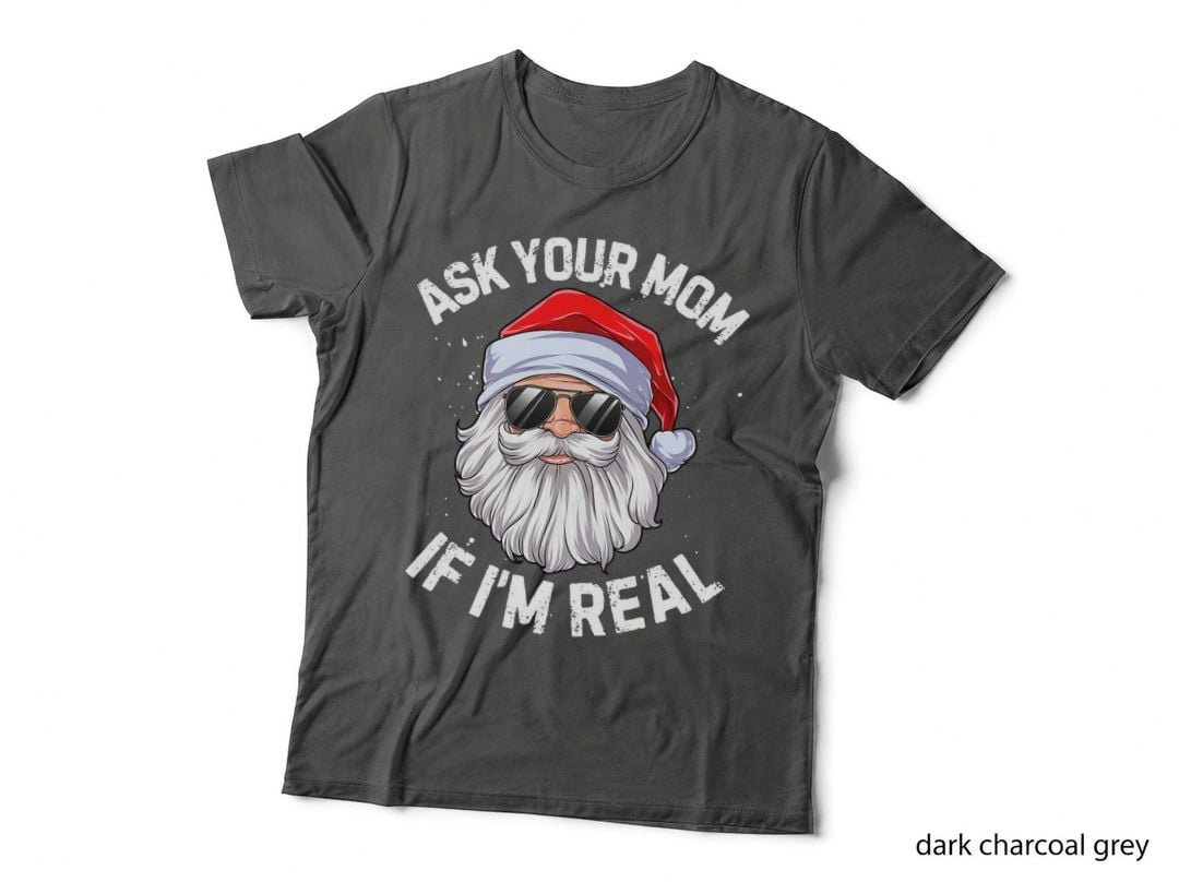 Funny Christmas Santa Claus T-Shirt, Holiday Humor, Mom Family