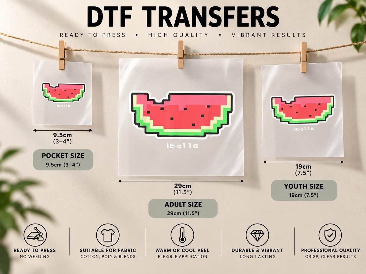 Funny Christmas Watermelon, Festive Holiday Print DTF Transfer Iron On