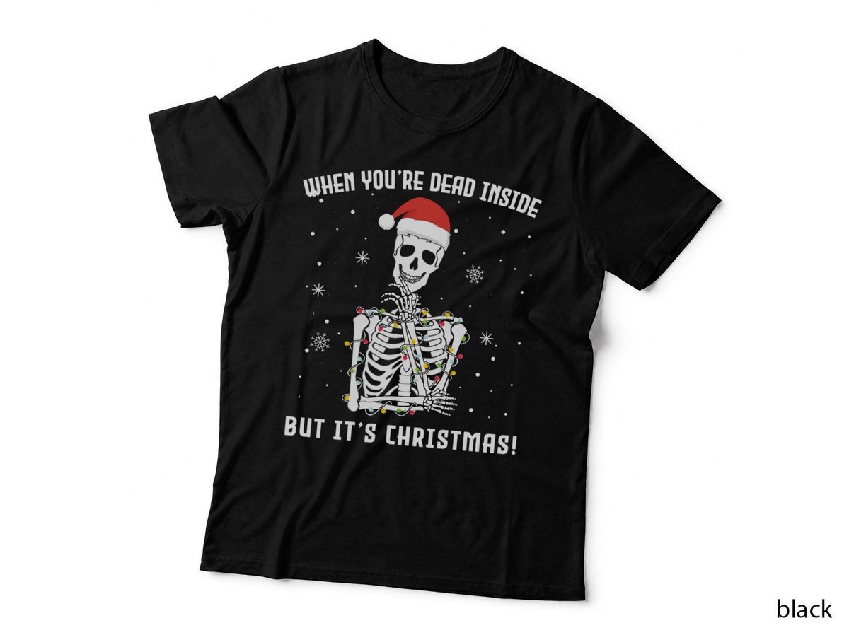 Funny Skeleton Christmas Lights T-Shirt, Holiday Humor, Festive Gift Idea