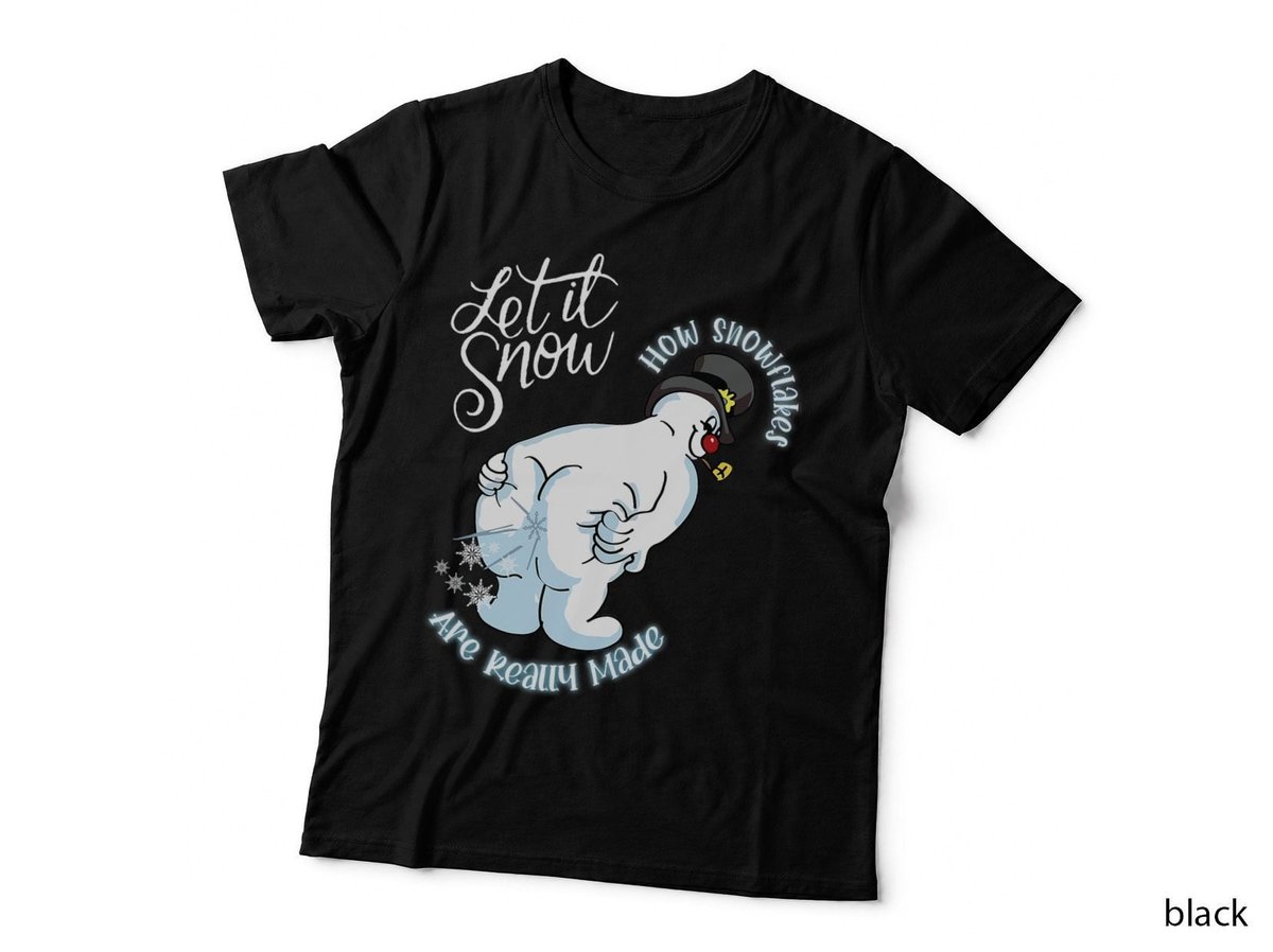 How Snowflakes Are Really Made, Funny Snowman Christmas T-Shirt
