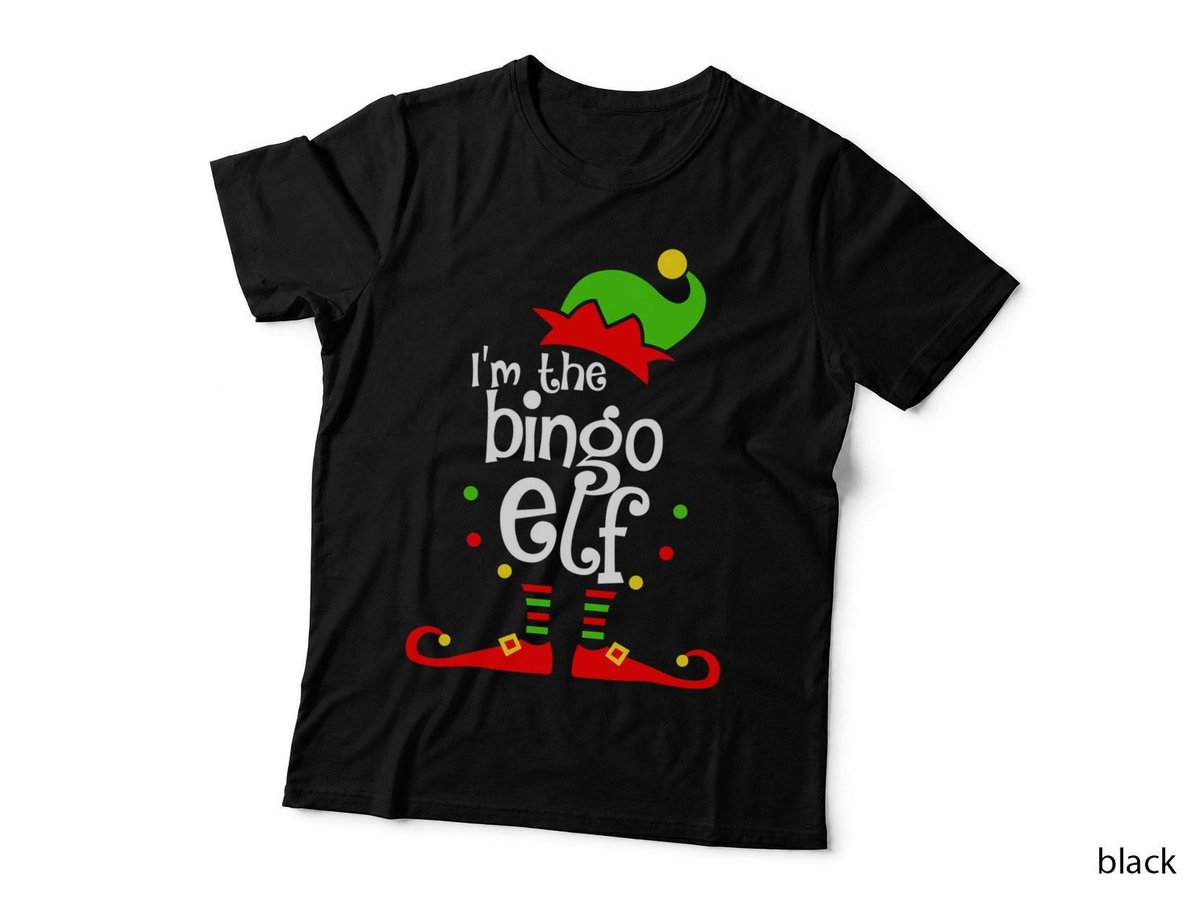 I'm the Bingo Elf T-Shirt, Christmas Holiday, Family Fun Gift