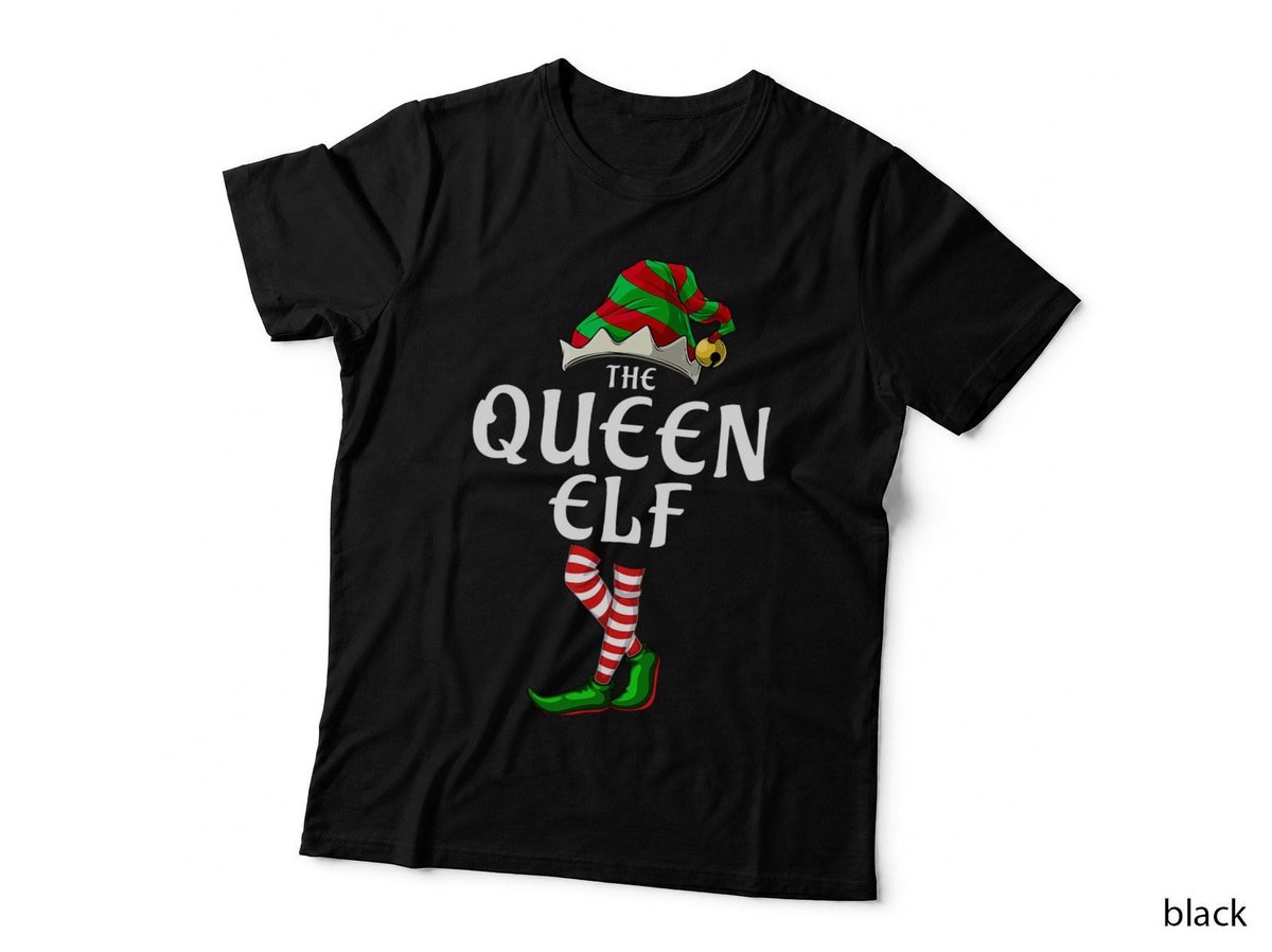 I'm the Queen Elf T-Shirt, Christmas Costume, Festive Holiday Wear