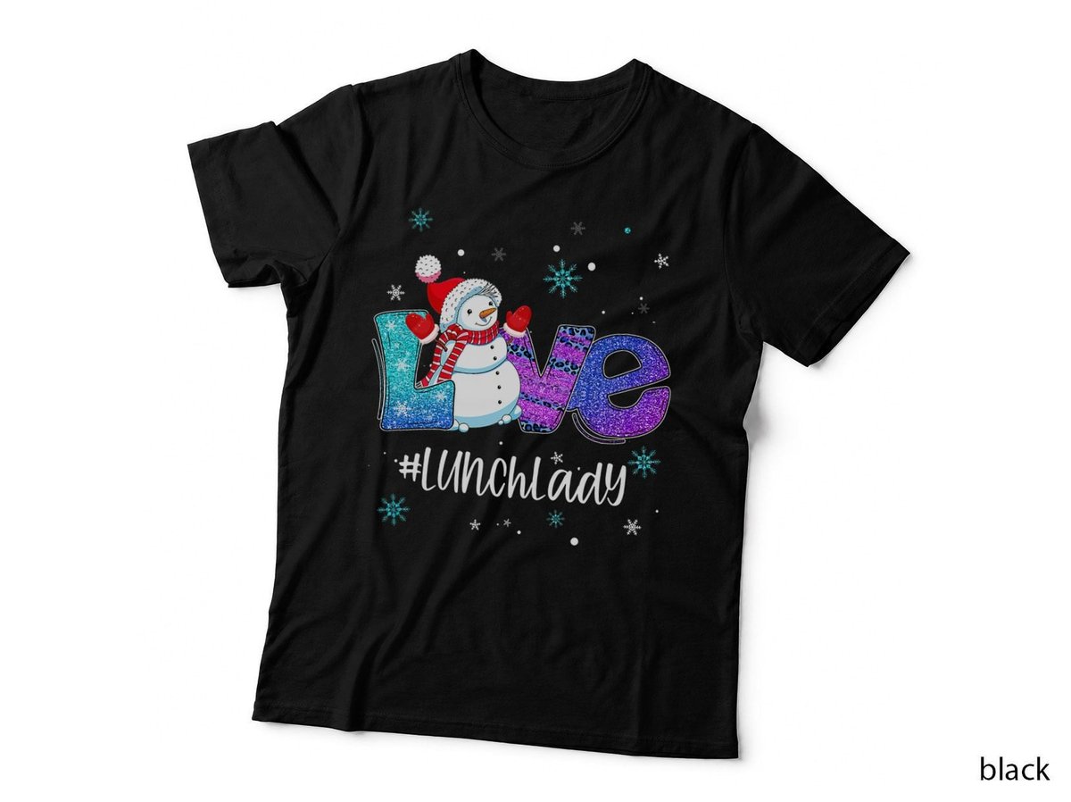 Love Snowman Winter Christmas T-Shirt, Festive Holiday Print