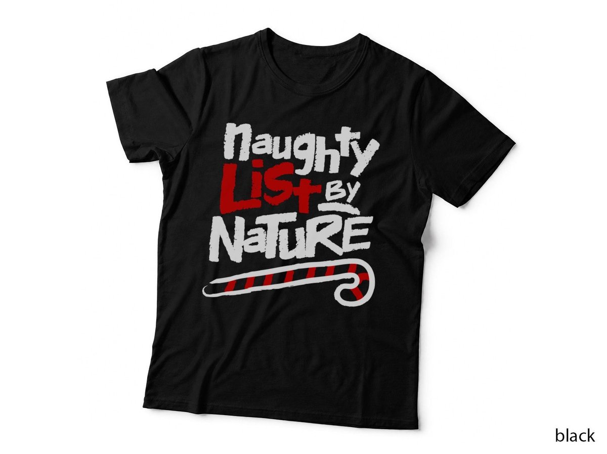 Naughty List by Nature Funny Christmas Hoodie, Holiday Gift T-Shirt